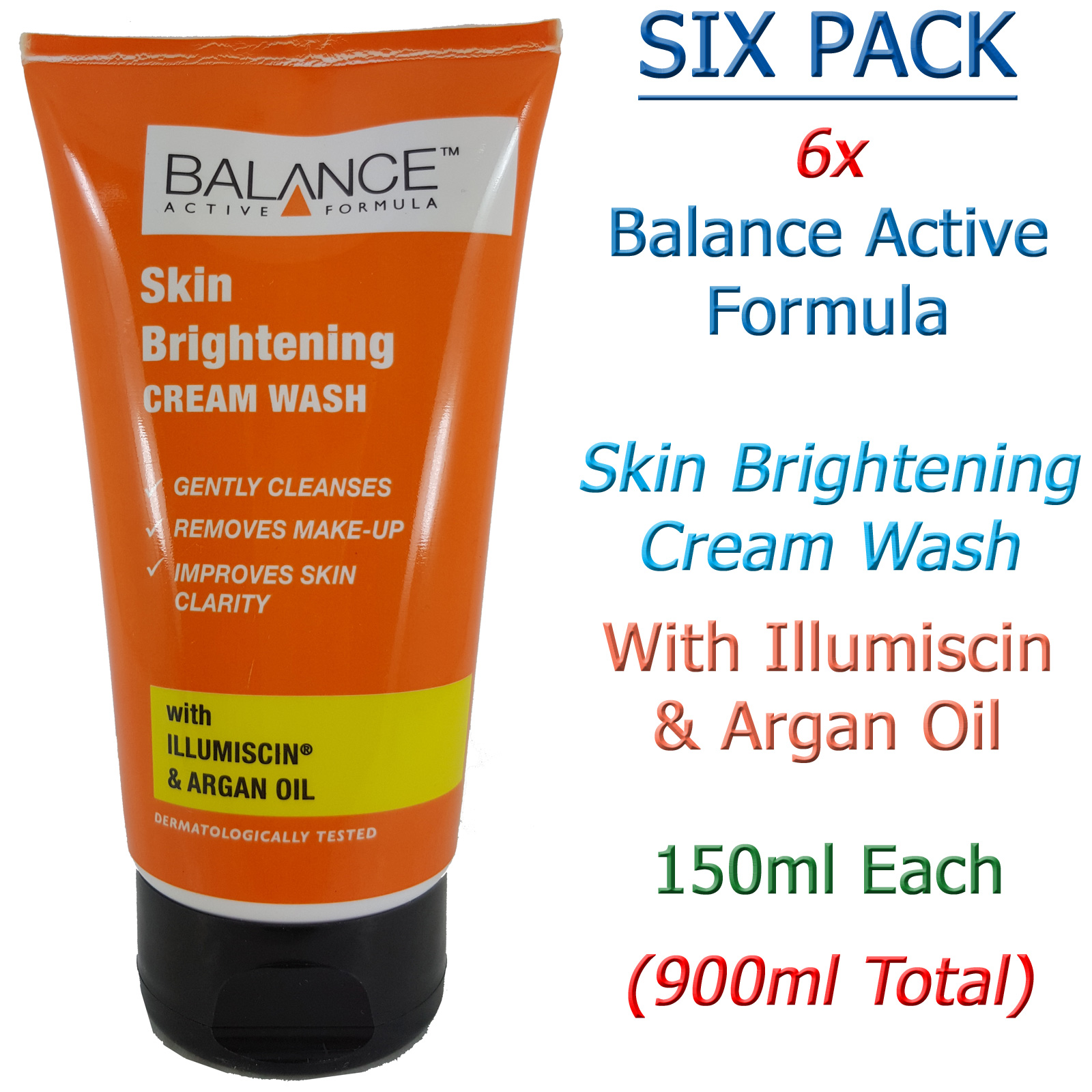Balance Active Formula Face Skin Brightening Cream Wash > SIX PACK x