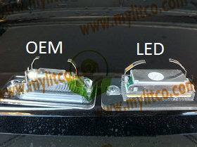 Audi Licence Number Plate Light Lamp Led Upgrade Xenon