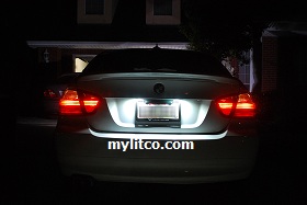 Bmw number plate lights not working #2