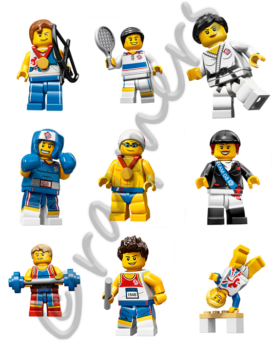 team gb lego figures