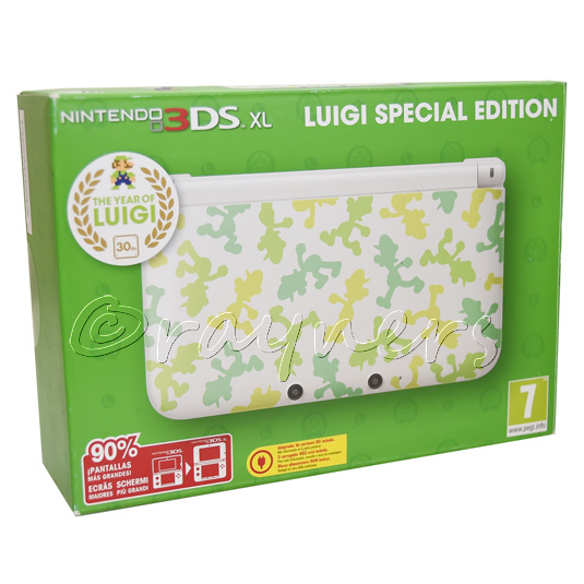 New Nintendo 3DS XL Luigi Special Edition Console (1st Gen) eBay
