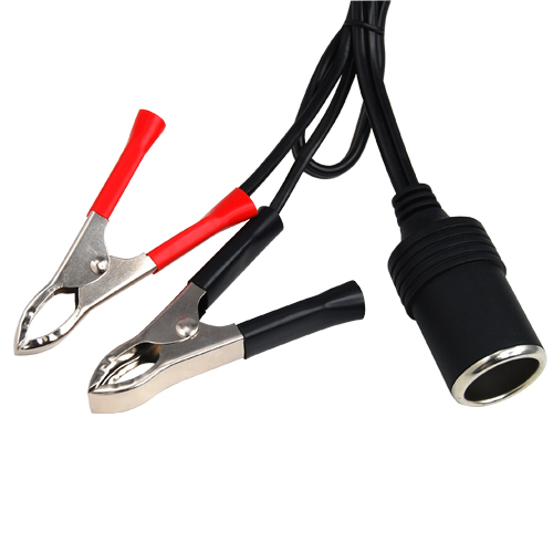 Car Battery Clipon Cigarette Lighter Socket Adaptor V Car Battery Clipon Cigarette Lighter Socket Adaptor V
