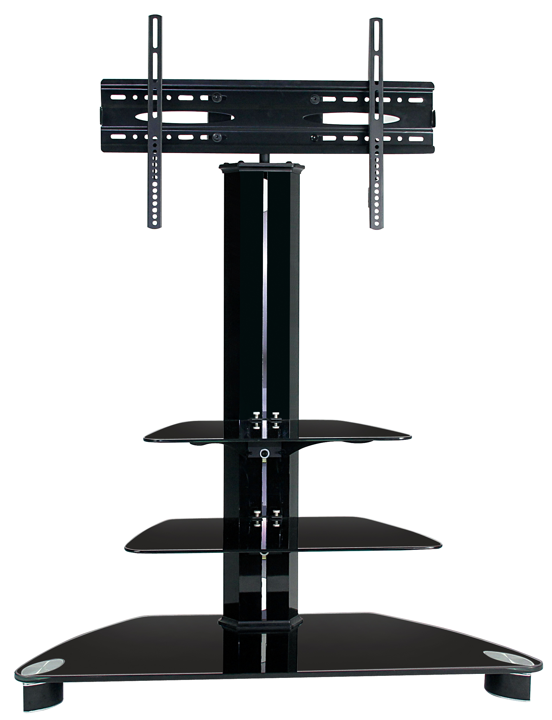 Black TV Stand fits Samsung Sony LG etc TVS009 eBay